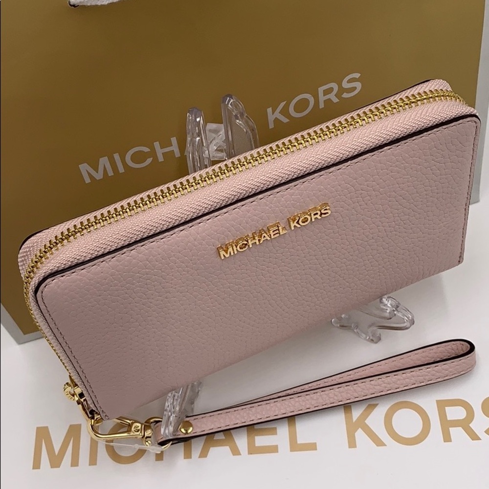 Michael Kors Jet Set Travel Phone Wallet Wristlet - Picture 14 of 16